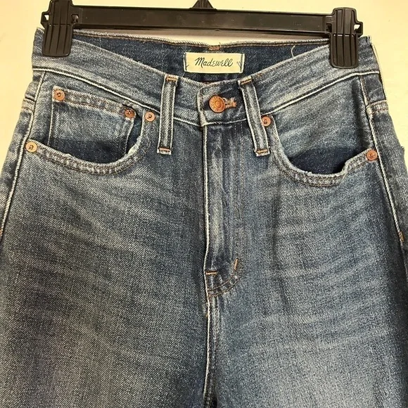 Madewell Mom Jeans in Medium Wash Size 25 NWT - Picture 6 of 10